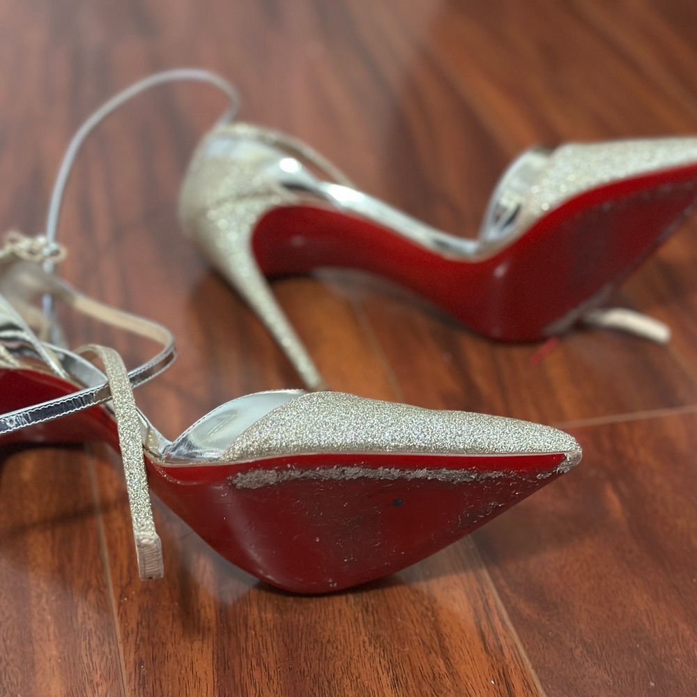 Christian Louboutin Glitter Gold